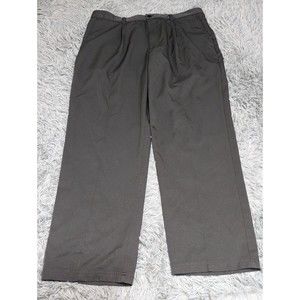 IZOD GOLF Pants Mens Size‎ 38x32 Gray Polyester Business Casual Summer Golfing